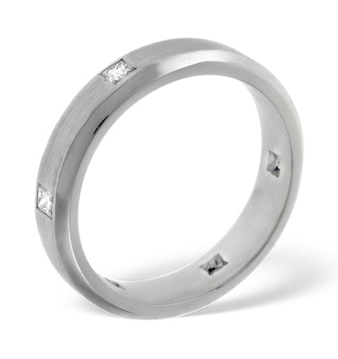 Jessica 18K White Gold Diamond Wedding Ring 0.28CT G/VS